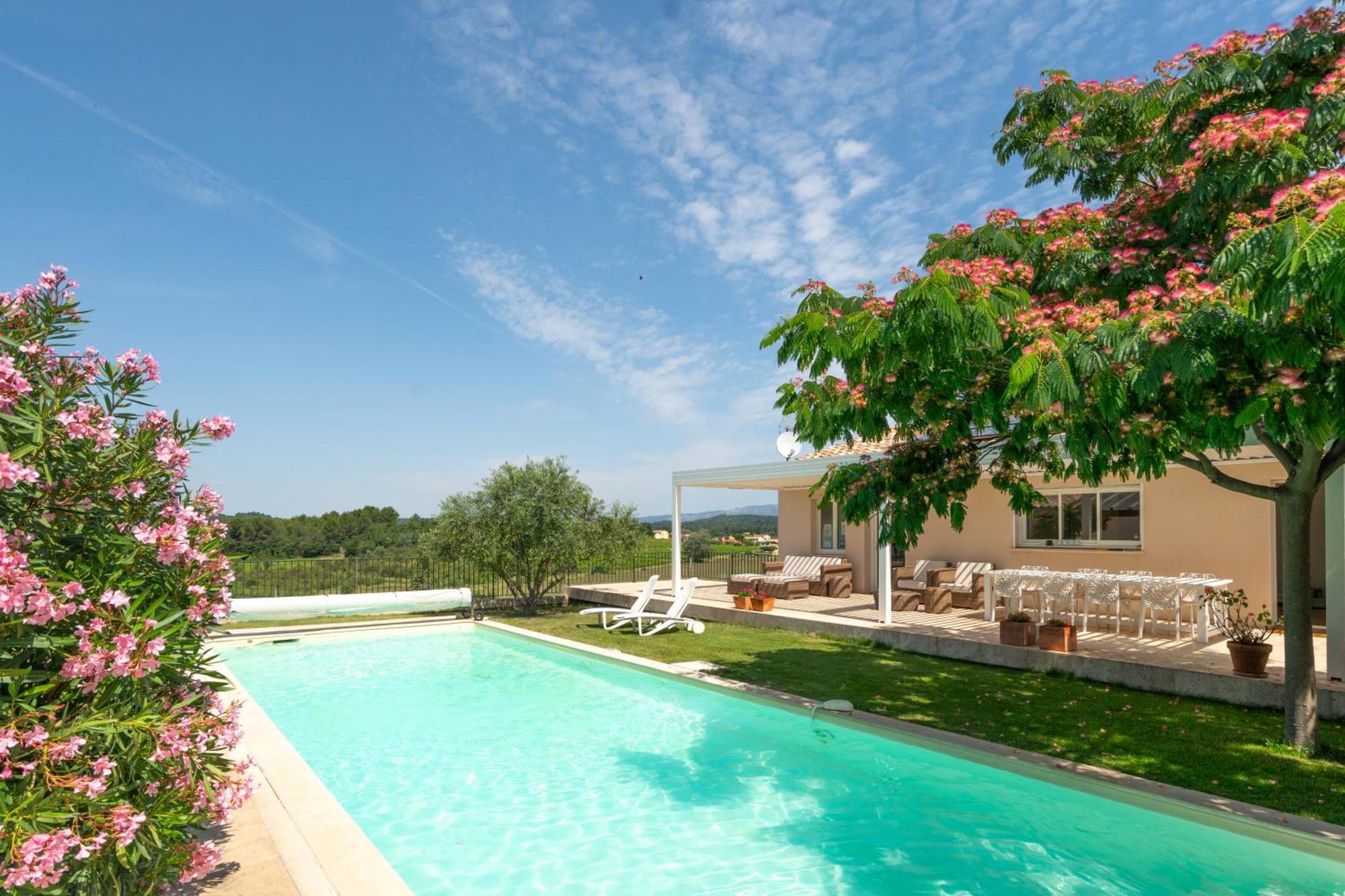 Вилла Les Terrasses De Cascavelle Blauvac Экстерьер фото